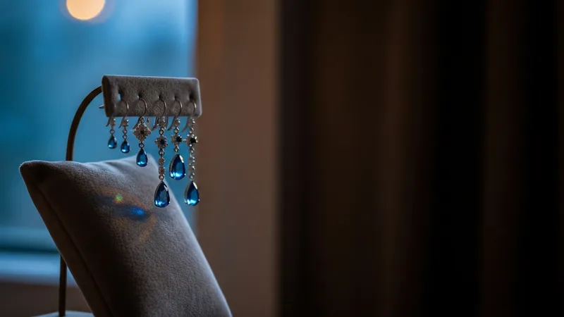 Boucles d'oreilles saphir pendantes : bien choisir
